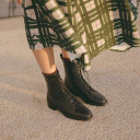 Tzava Boots, black python pattern OUTLET